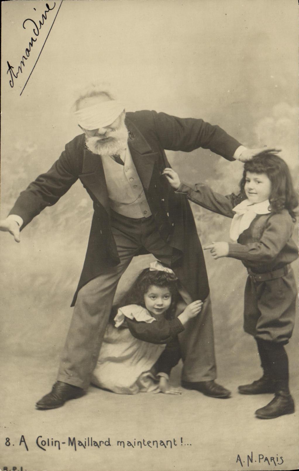 VINTAGE POSTCARD Fantaisie Child has Maillard Hake now