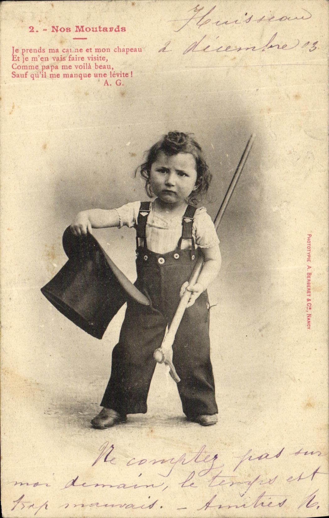 CPA Fantaisie Enfant Nos moutards