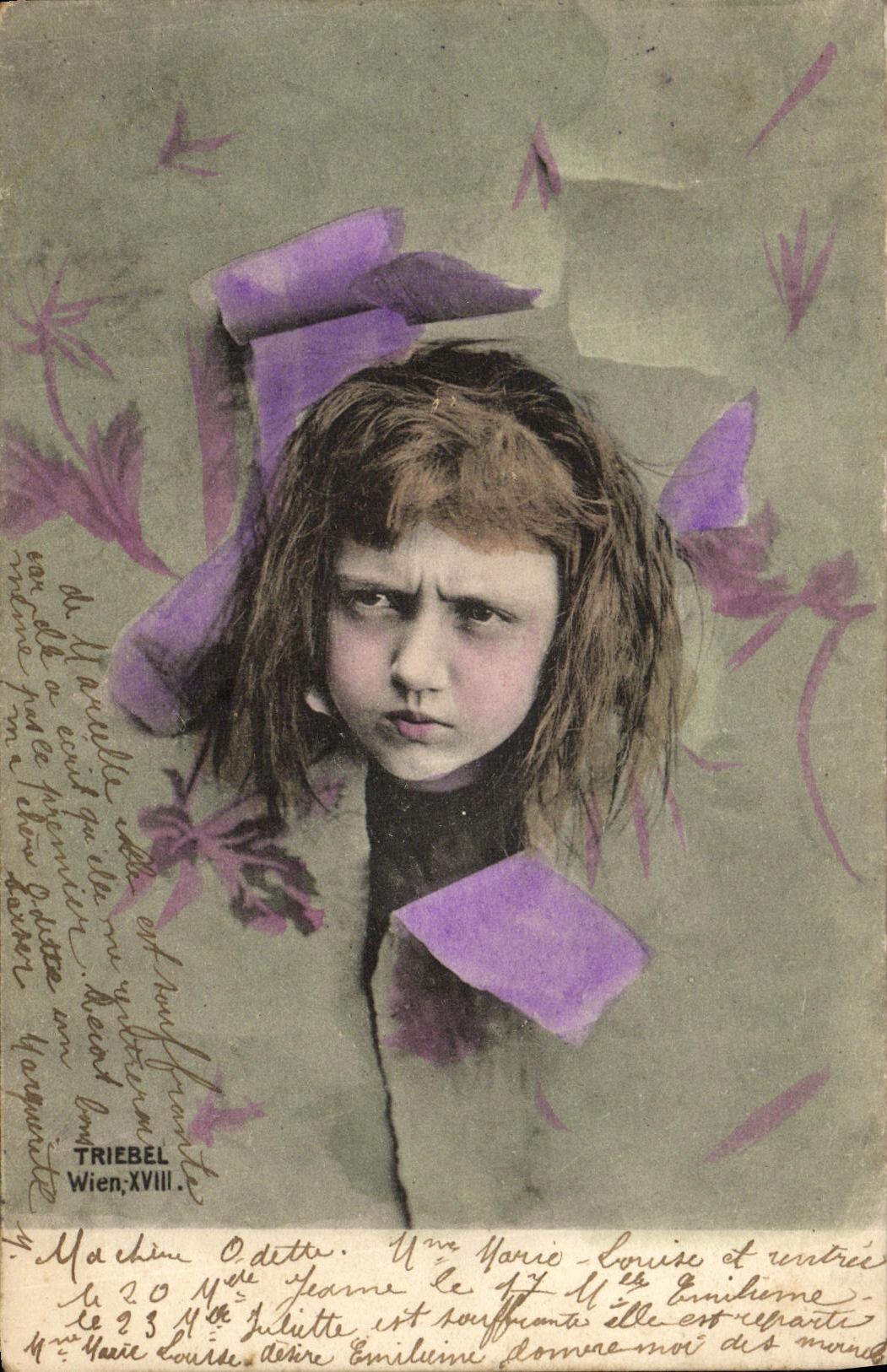 VINTAGE POSTCARD Fantasy Triebel Child