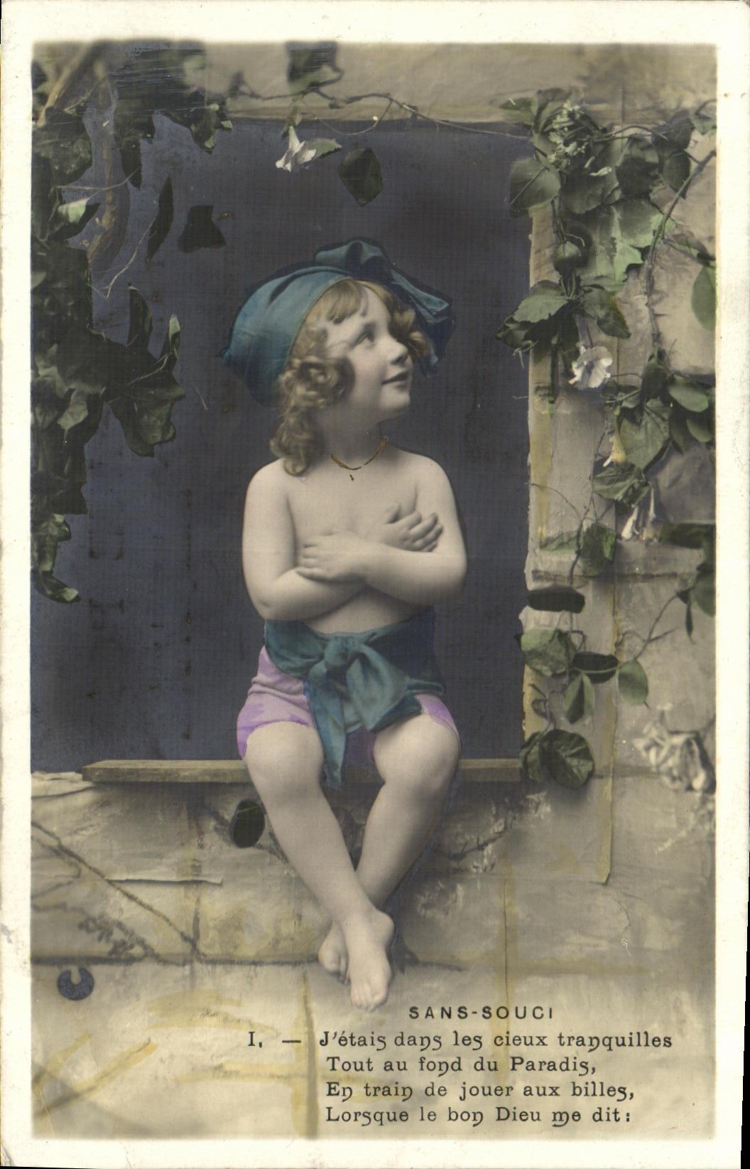 CPA Fantaisie Enfant Sans souci