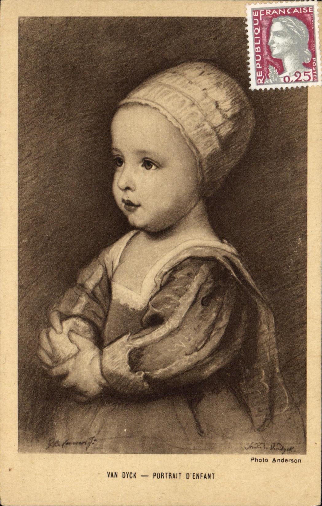 CPSM Fantasy Child Van Dyck Portrait D child