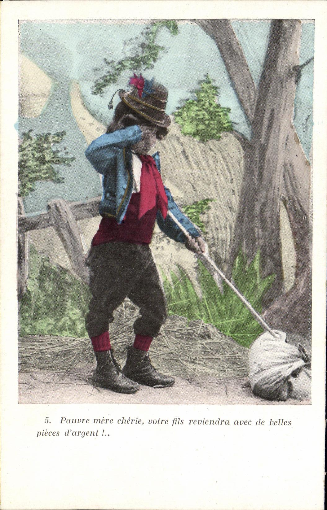 CPA Fantaisie Enfant Petit Savoyard