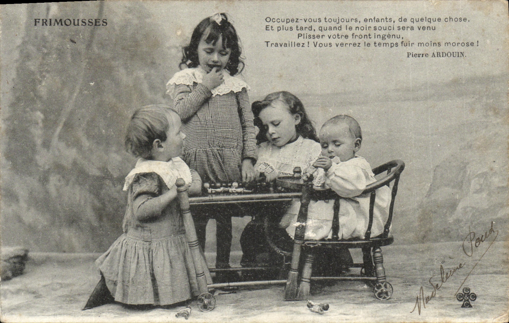 CPA Fantaisie Enfants Frimousses