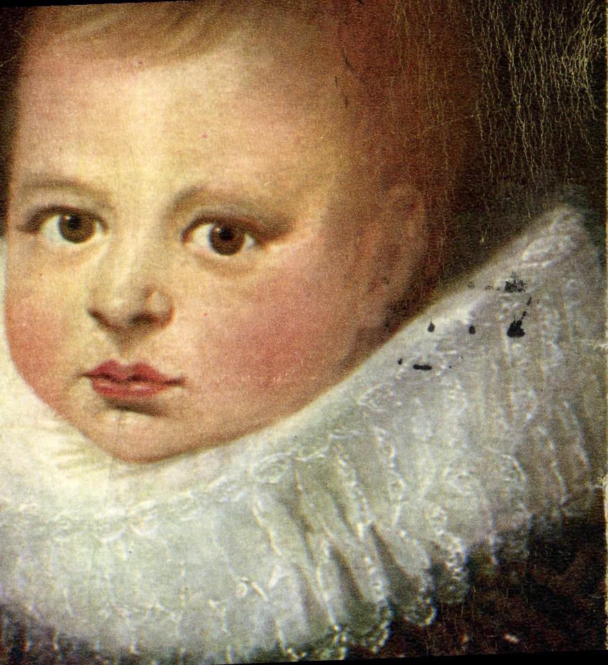 CPM Fantaisie Enfant Alonso Sanchez Coello Tete d enfant Musee d Epinal