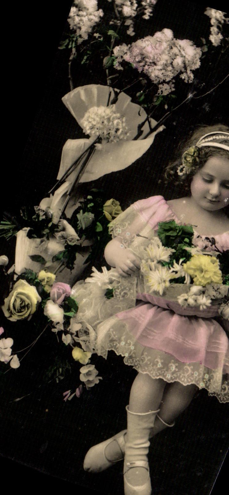 VINTAGE POSTCARD Enfans Fantasy