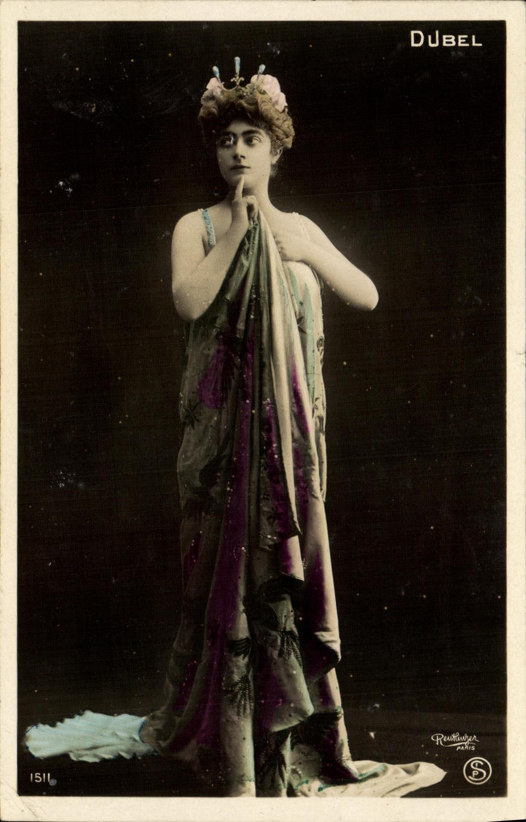 CPA Fantaisie Femme Dubel