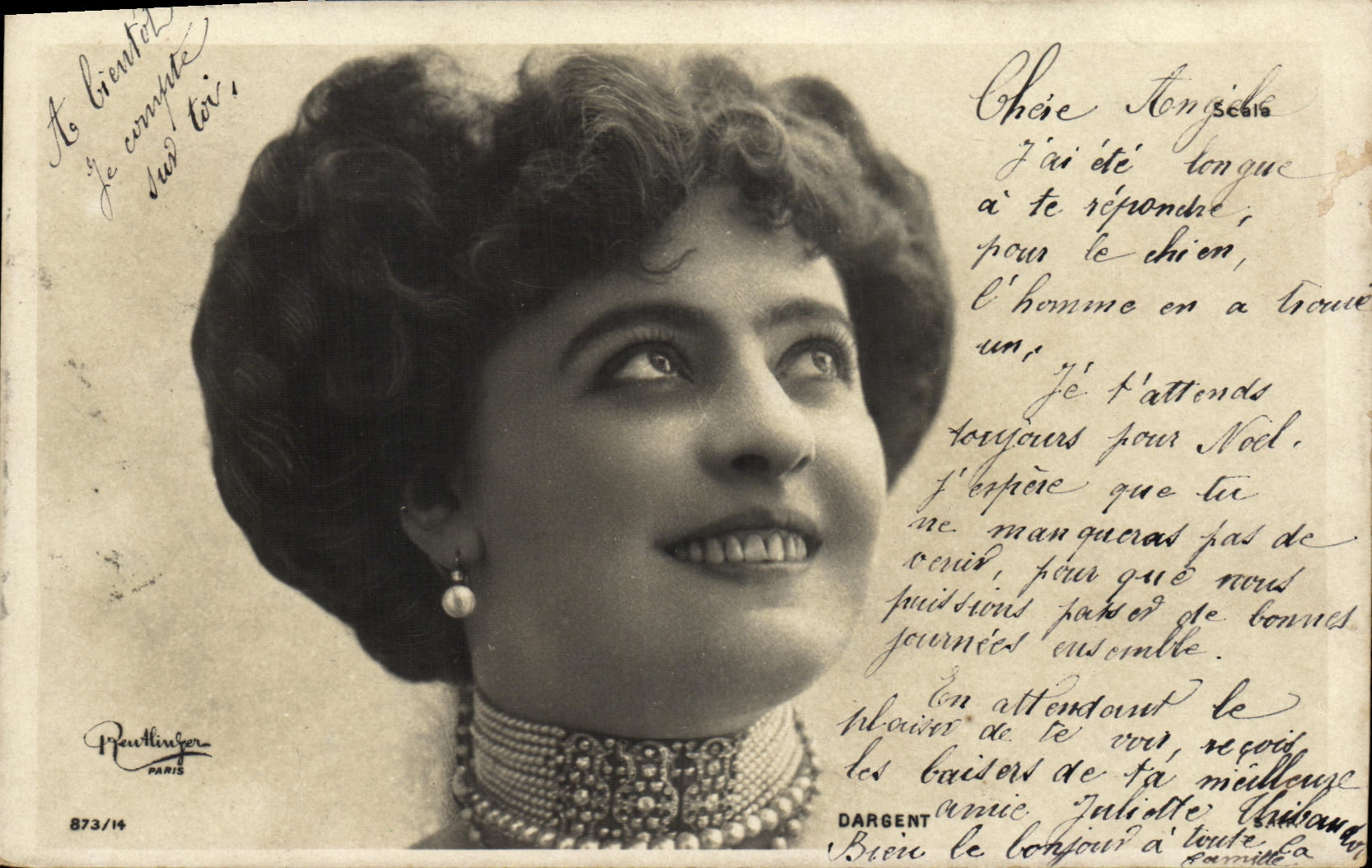 CPA Fantaisie Femme Reutlinger