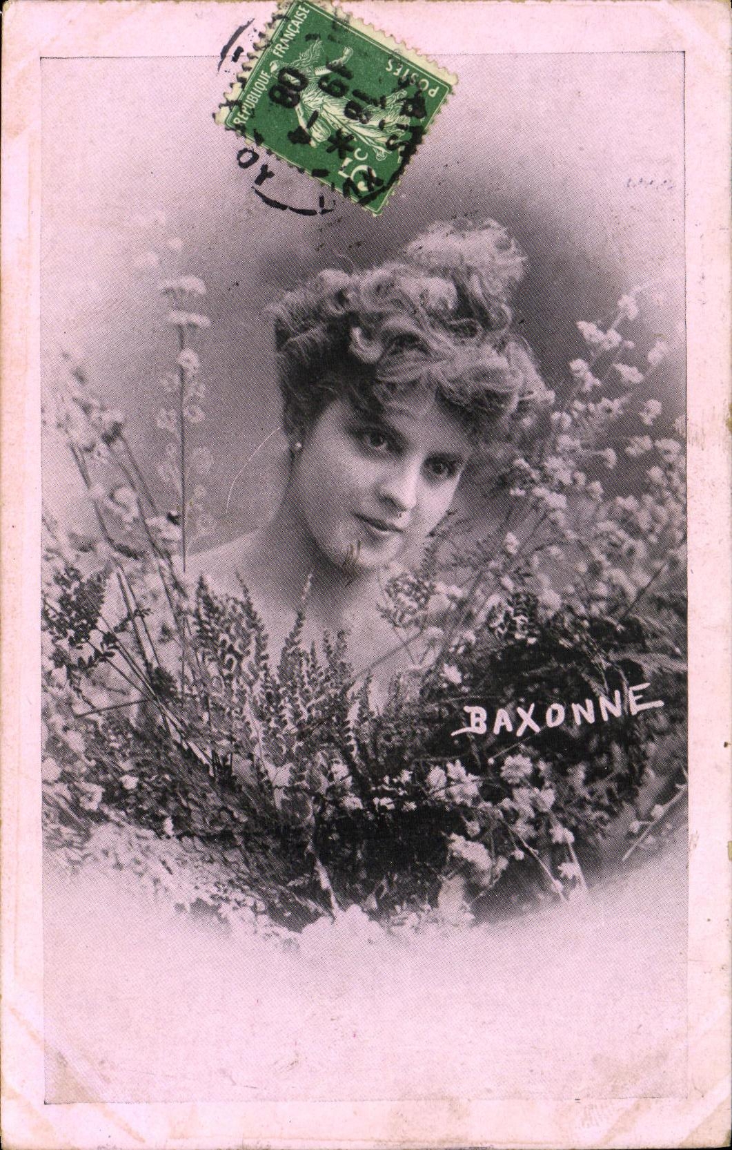 CPA Fantaisie Femme Baxonne