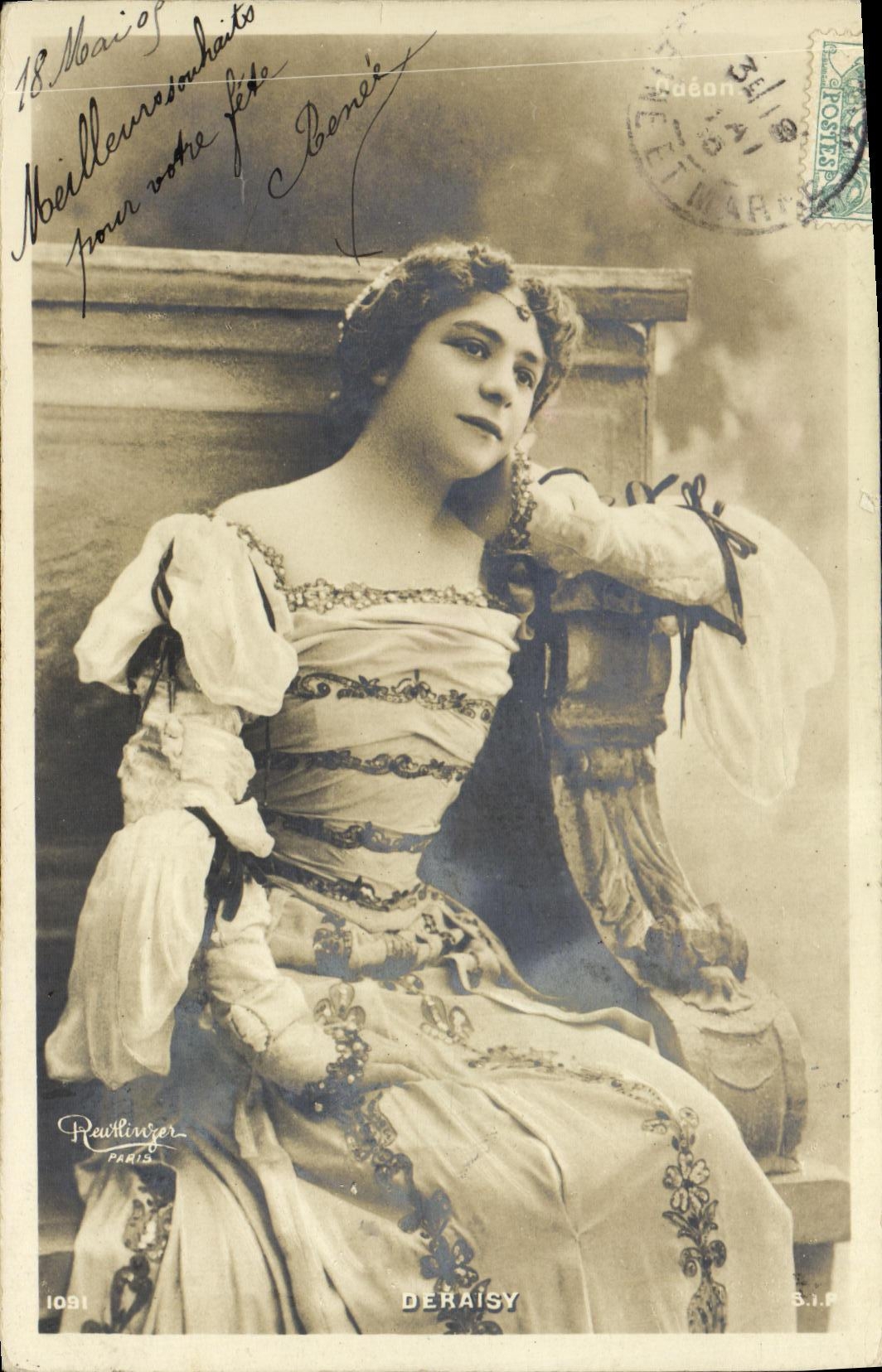 CPA Fantaisie Femme Deraisy