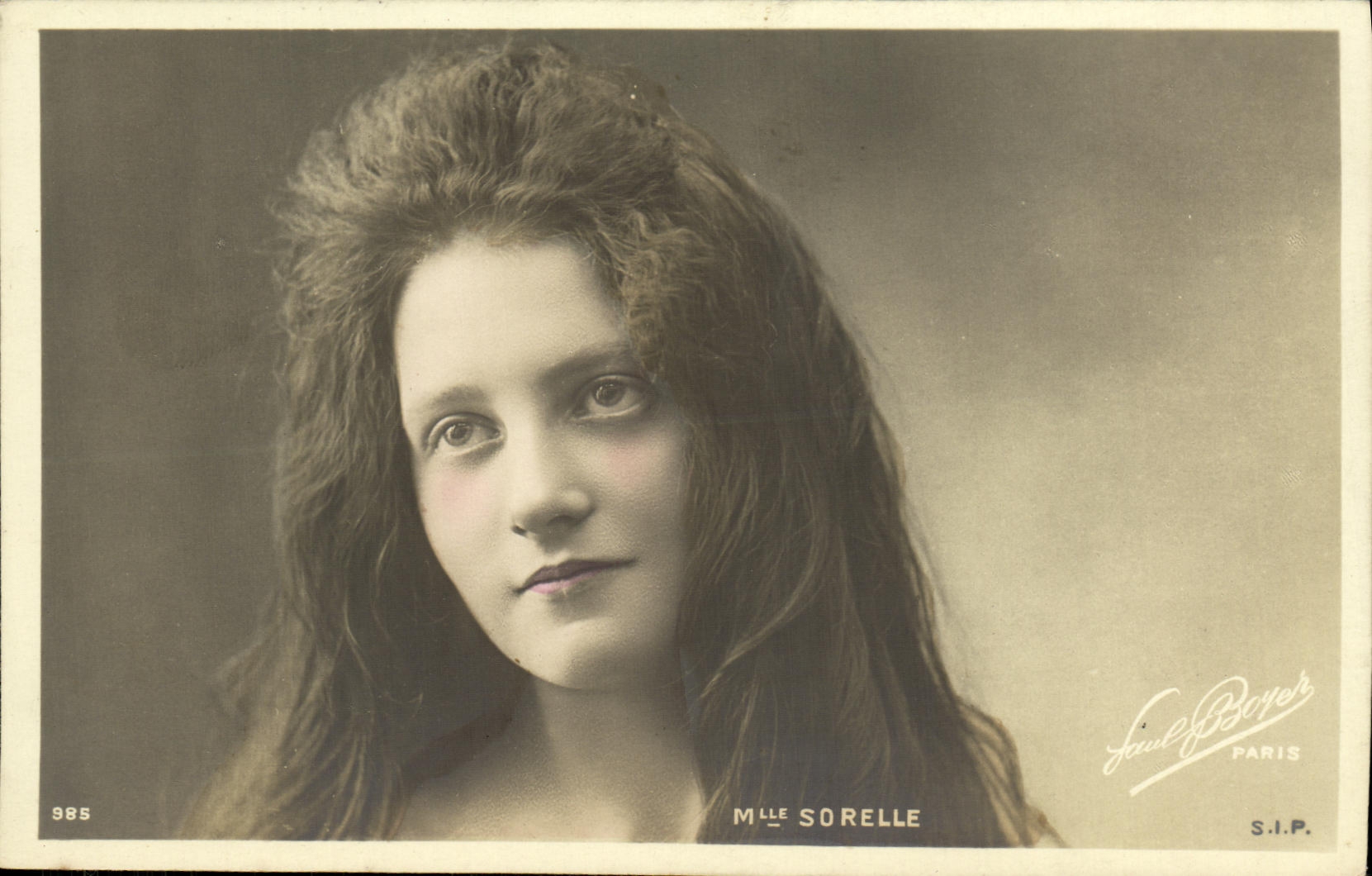 CPA Fantaisie Femme Mlle Sorelle