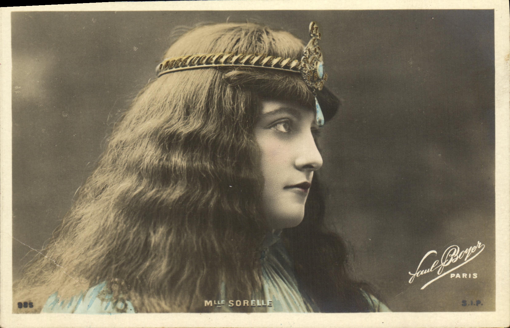 CPA Fantaisie Femme Mlle Sorelle