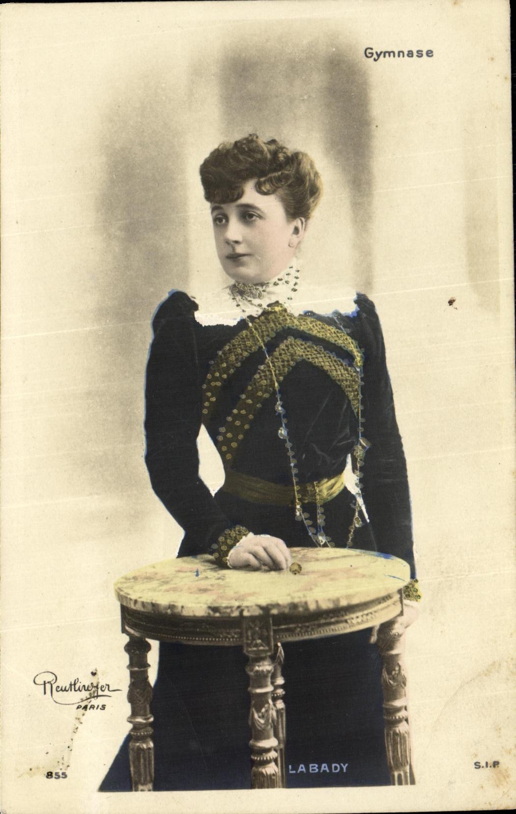 VINTAGE POSTCARD Fantasy Woman Labady Gymnasium