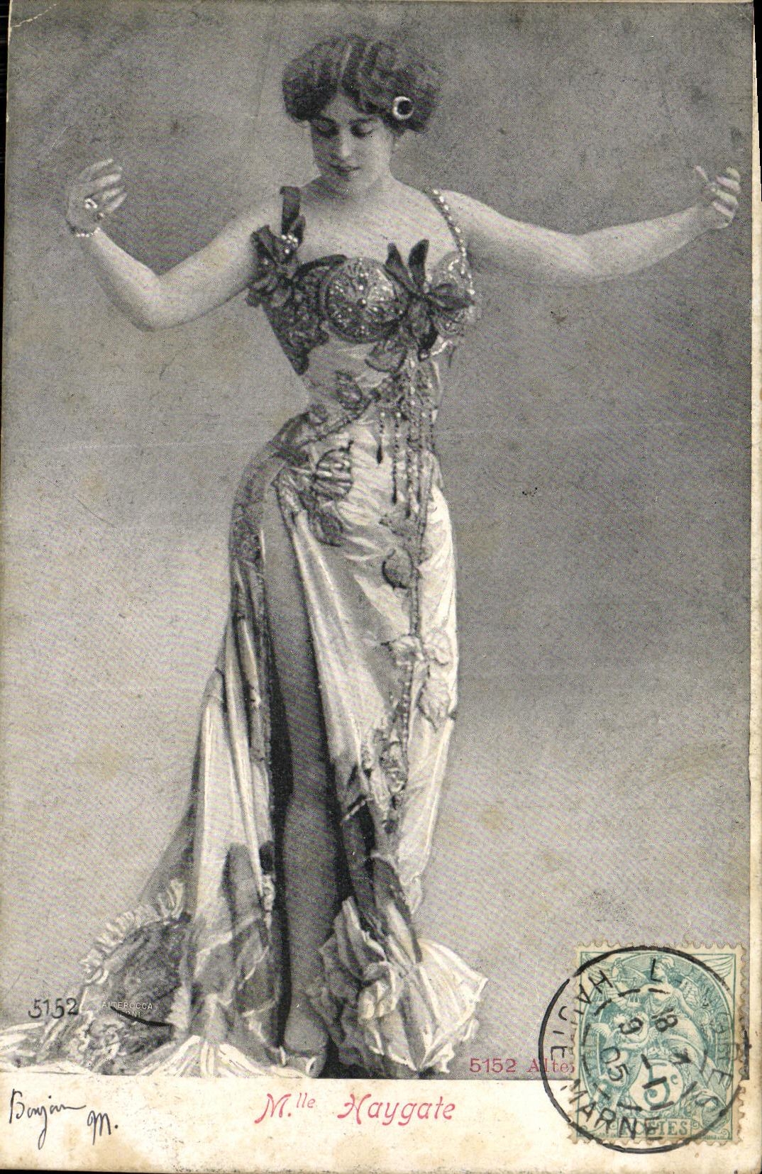 VINTAGE POSTCARD Fantasy Woman Miss Haygate