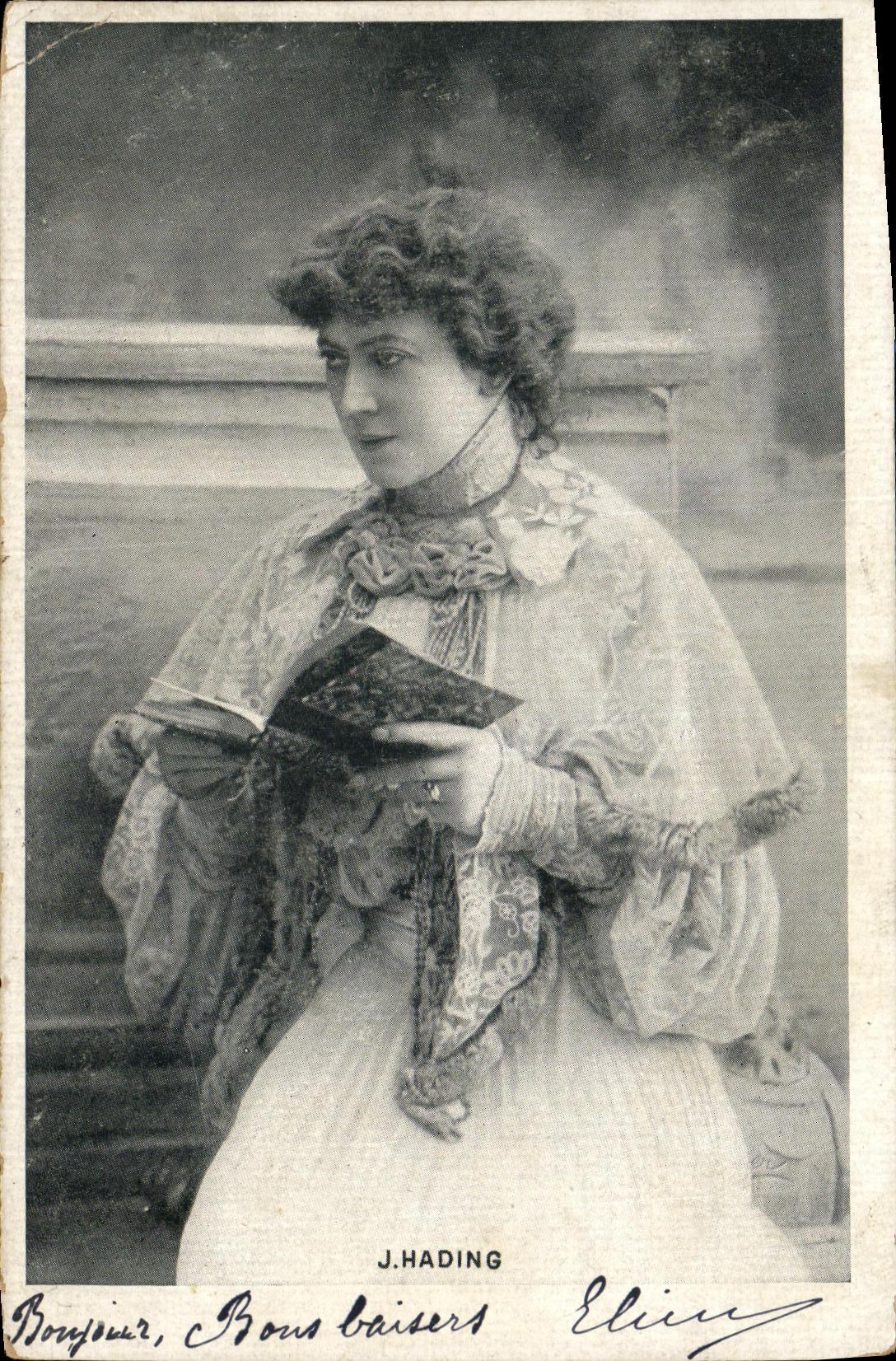 CPA Fantaisie Femme J Hading