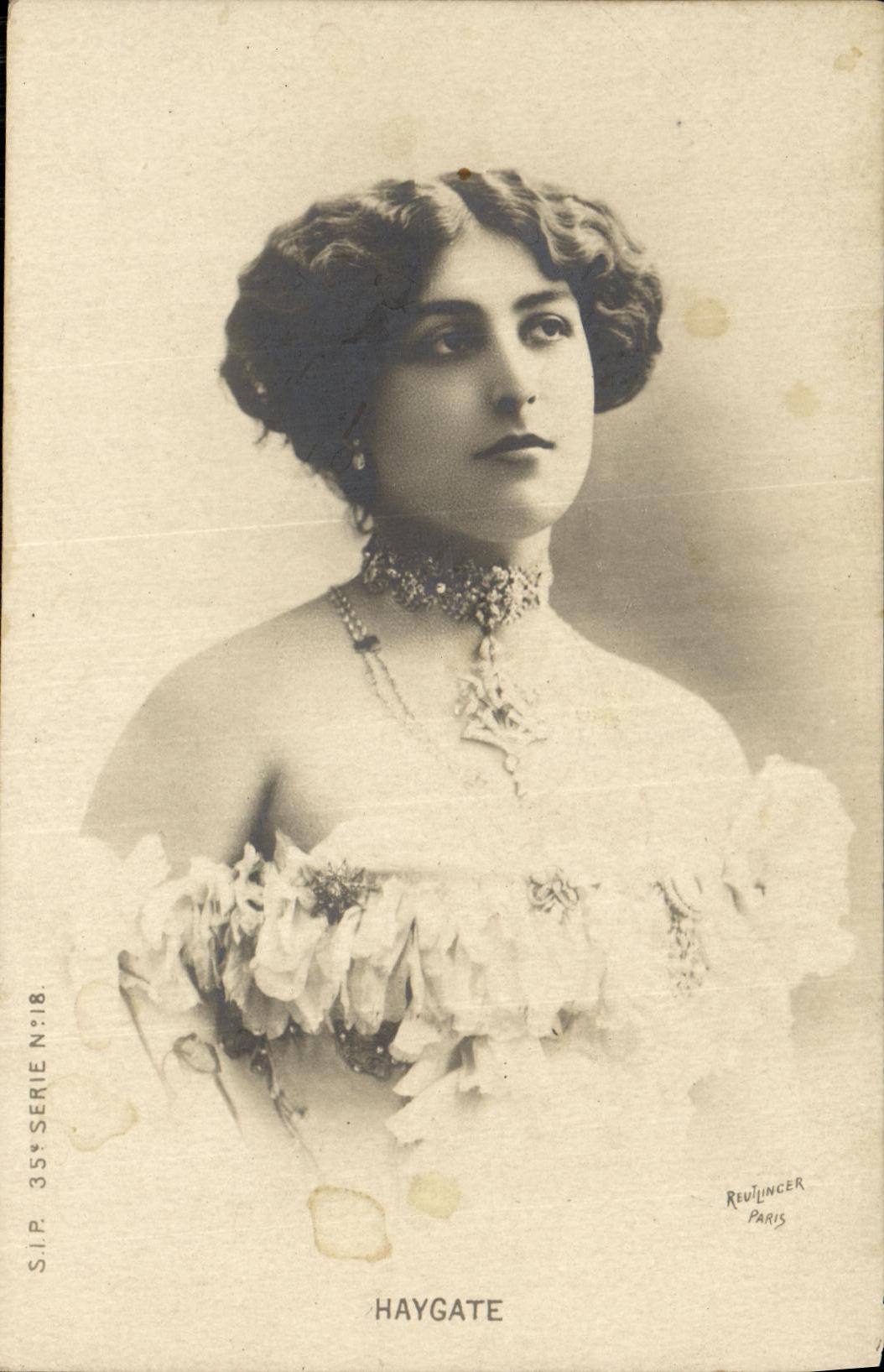 CPA Fantaisie Femme Haygate