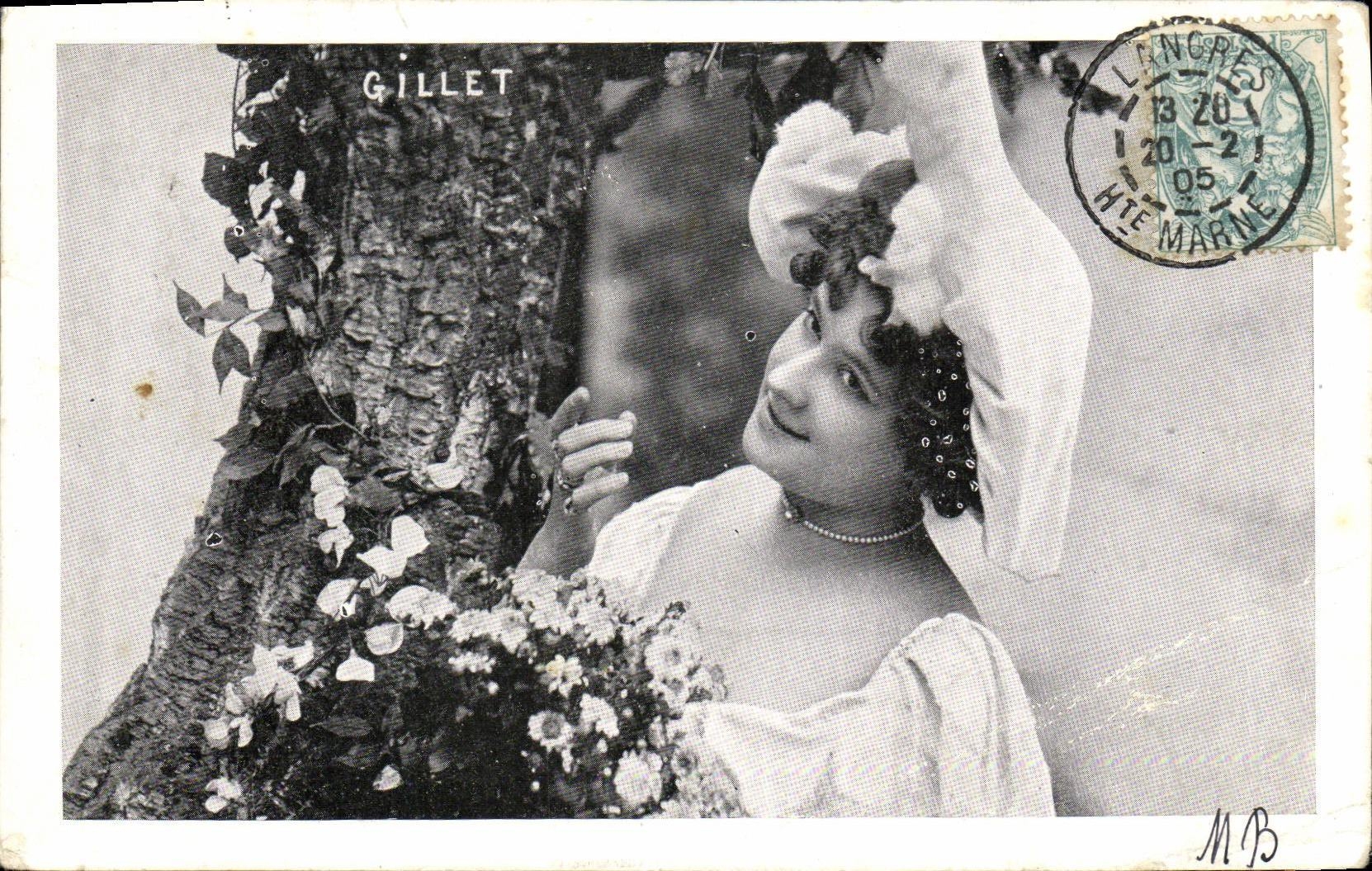 CPA Fantaisie Femme Gillet