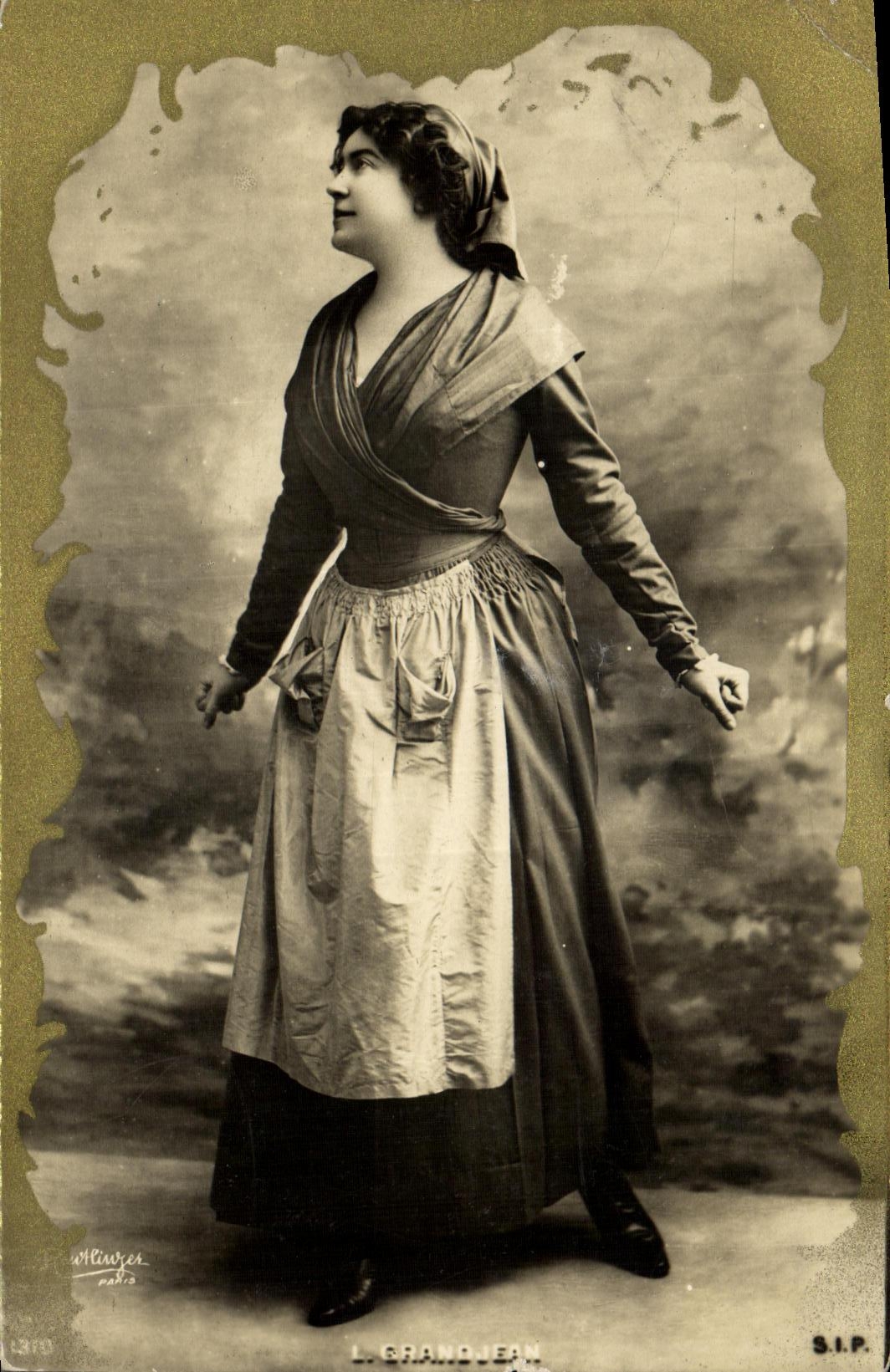 CPA Fantaisie Femme Gradnjean