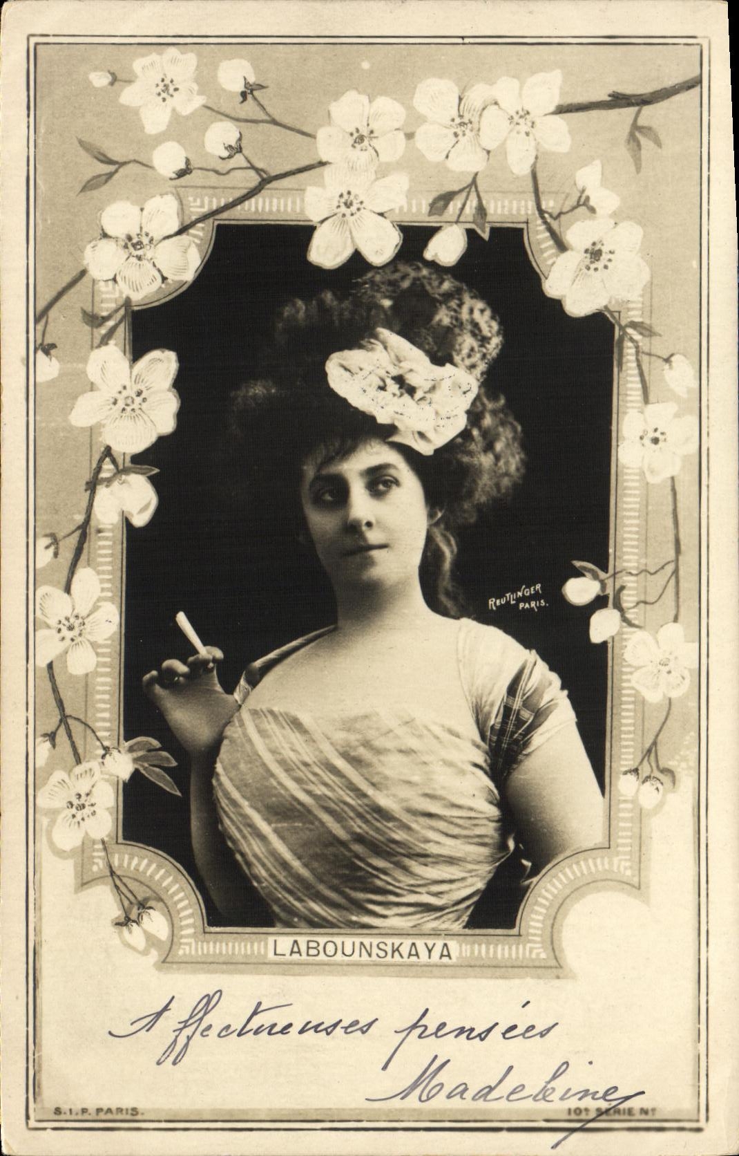 CPA Fantaisie Femme Labounskaya