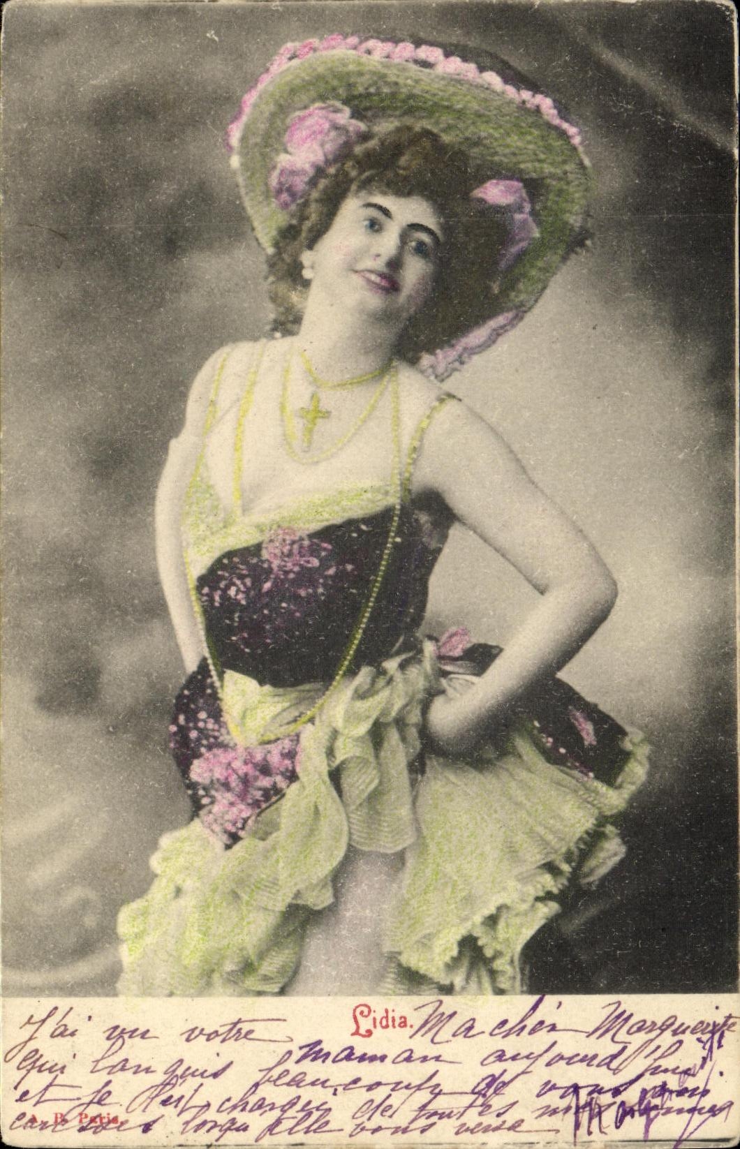 CPA Fantaisie Femme Lidia