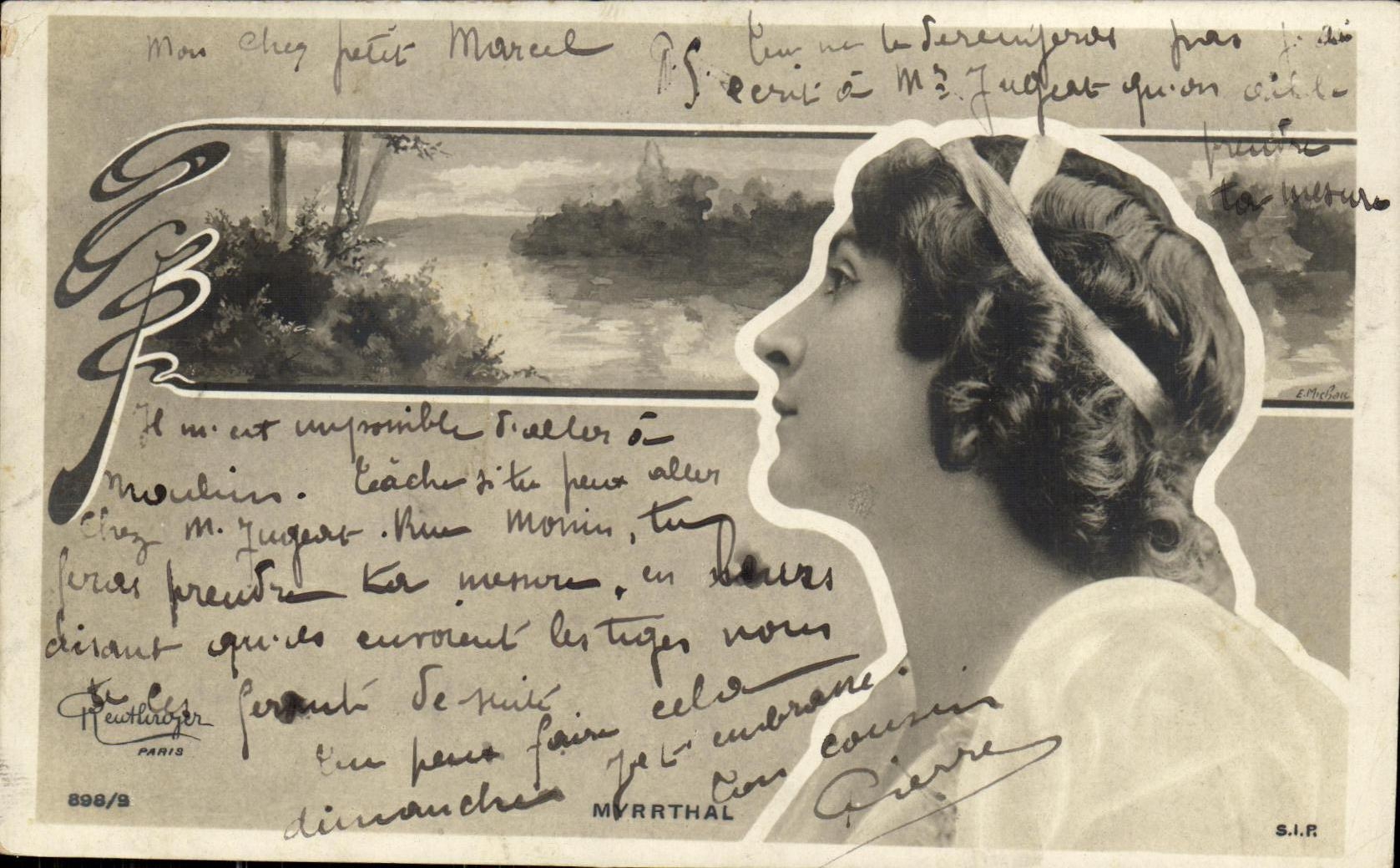 CPA Fantaisie Femme Myrrthal