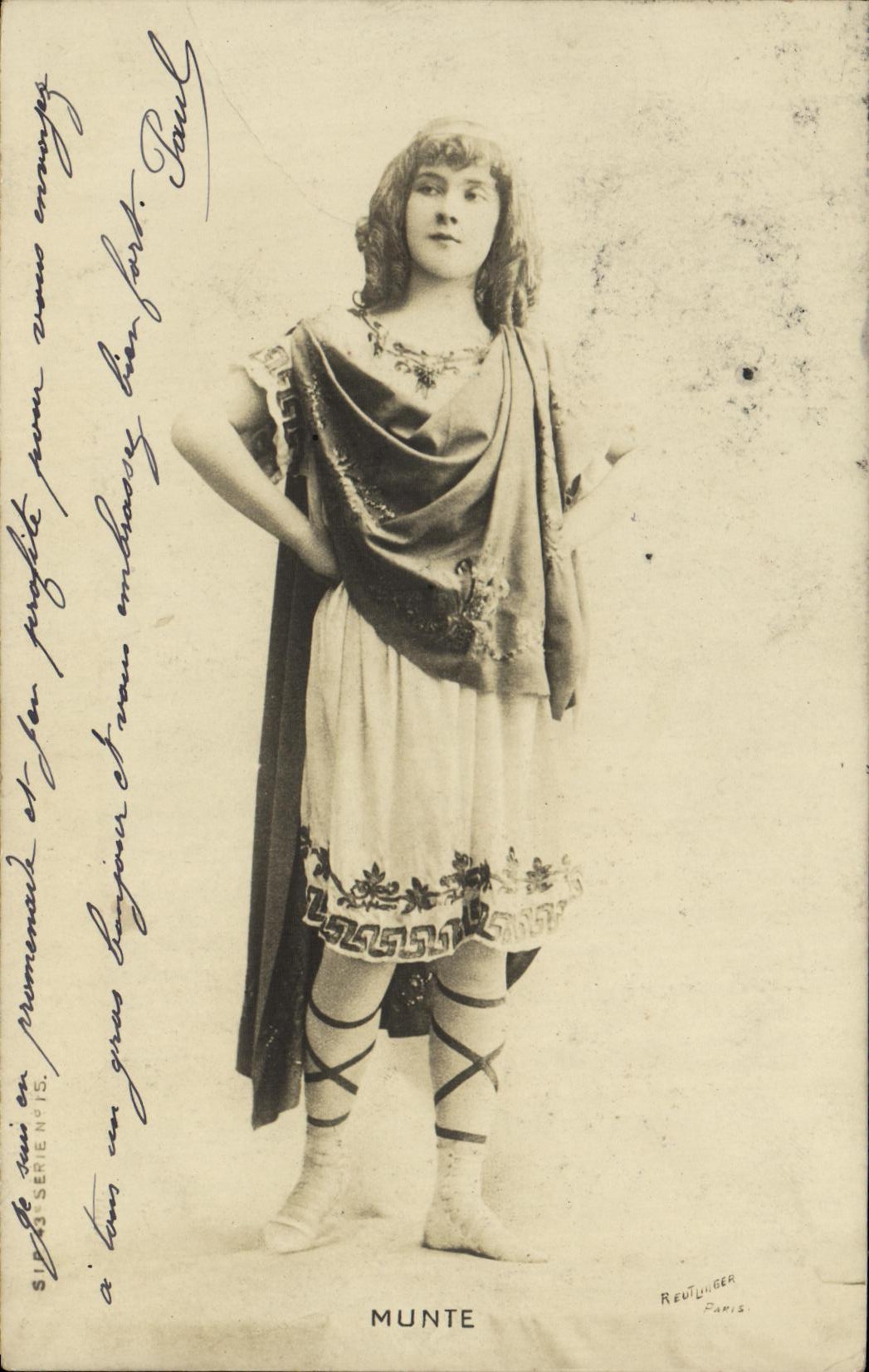 CPA Fantaisie Femme Munte