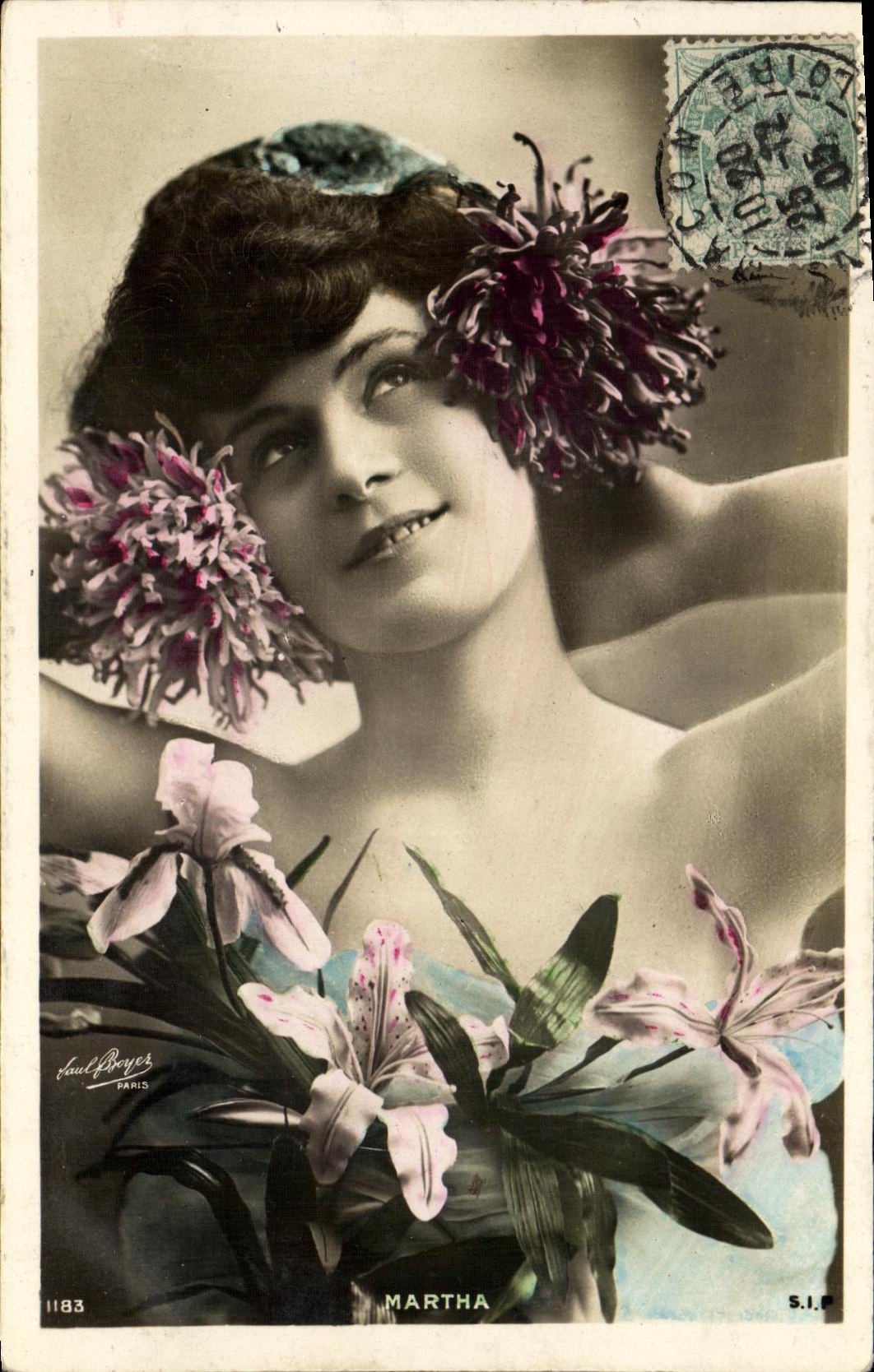 CPA Fantaisie Femme Martha