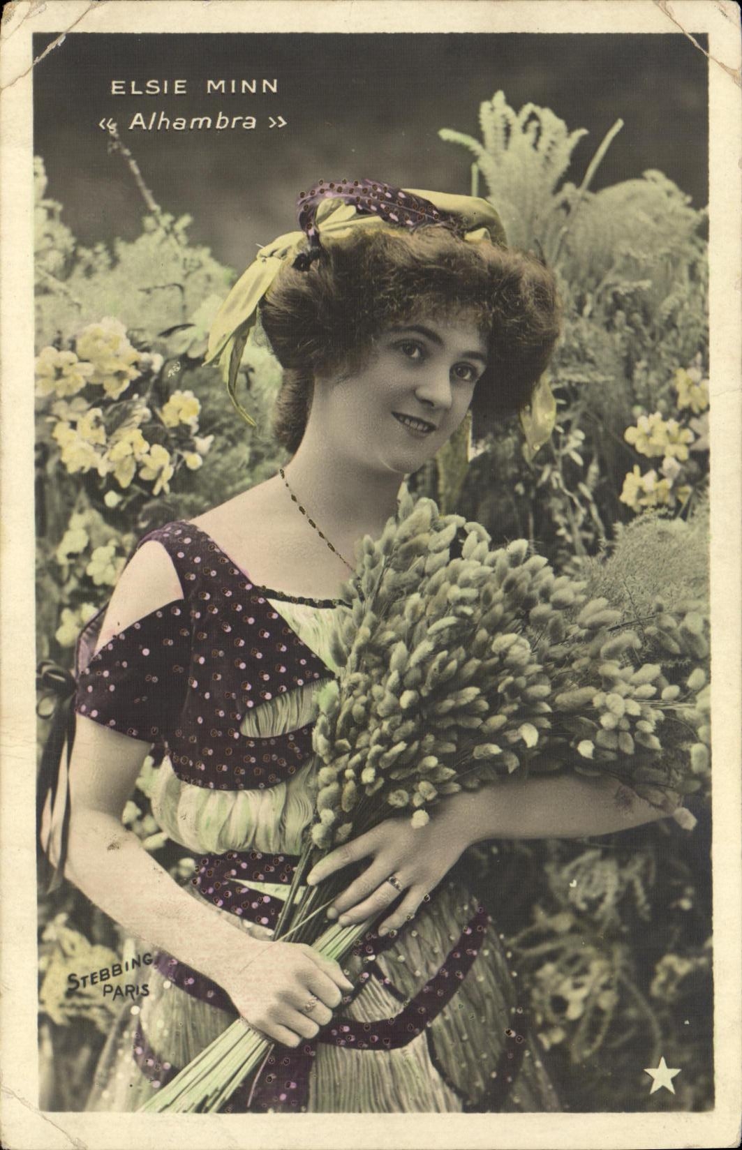CPA Fantaisie Femme Elsie Minn Alhambra