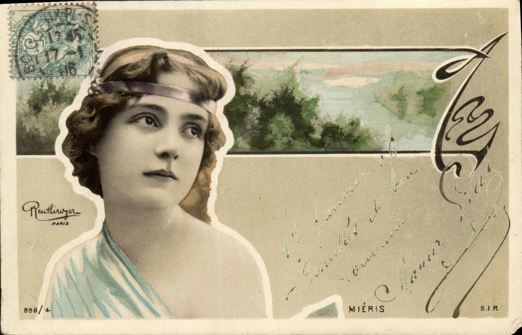 CPA Fantaisie Femme Mieris