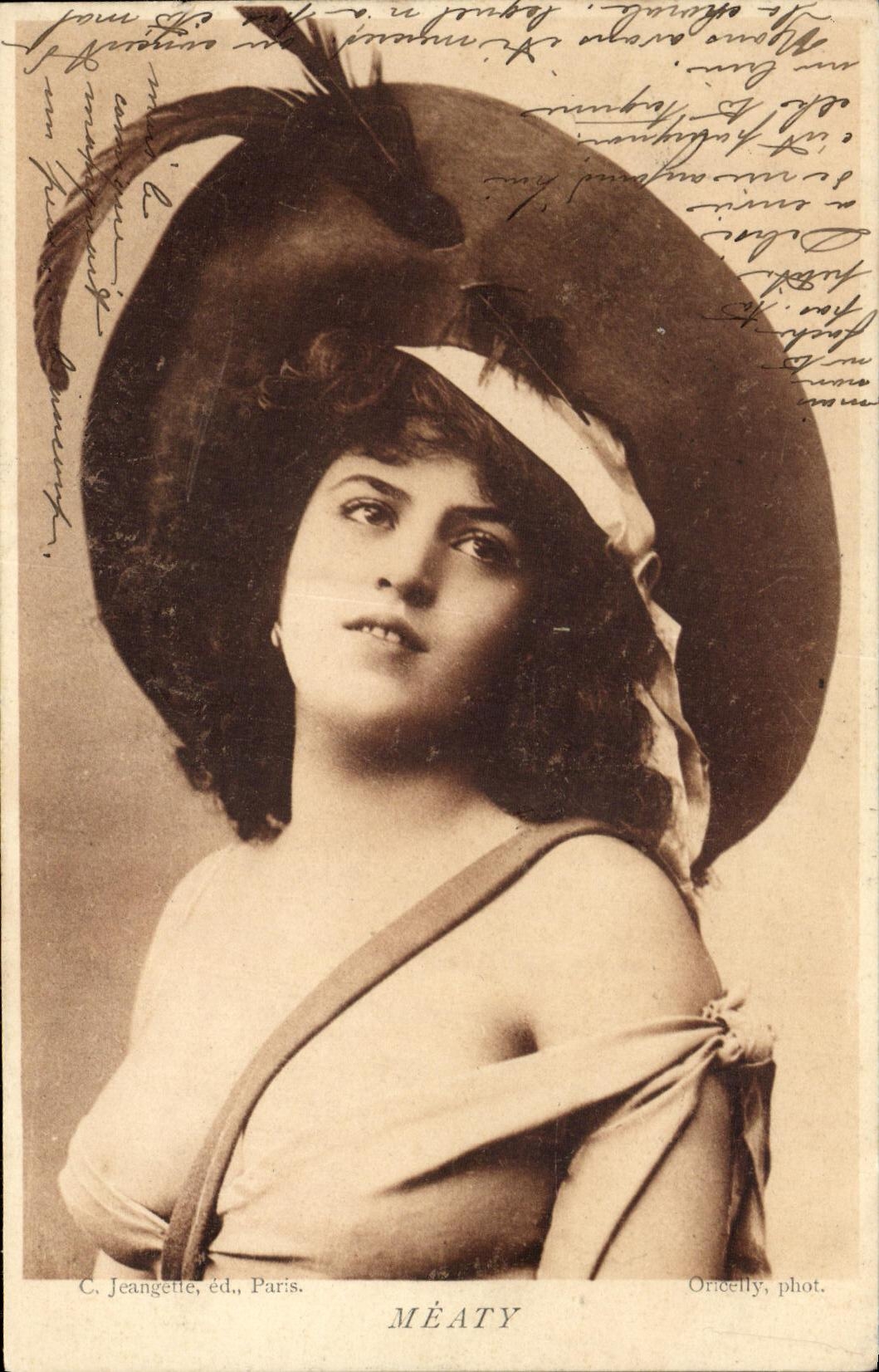 CPA Fantaisie Femme Meaty