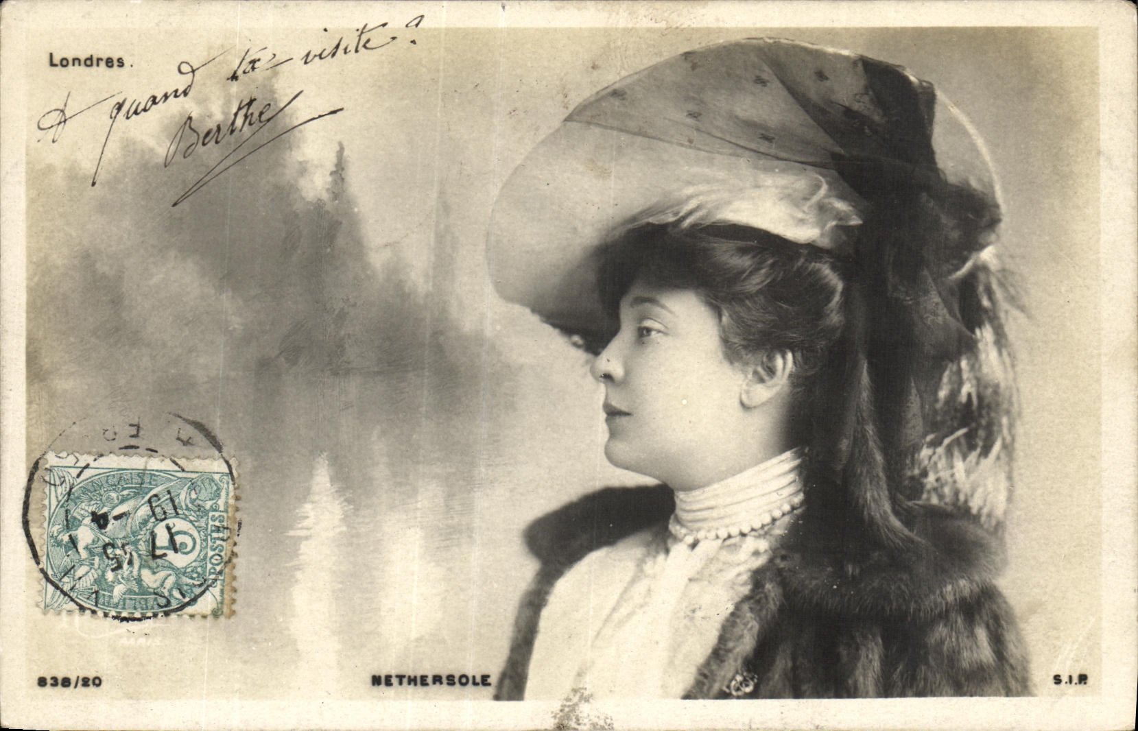 CPA Fantaisie Femme Nethersole