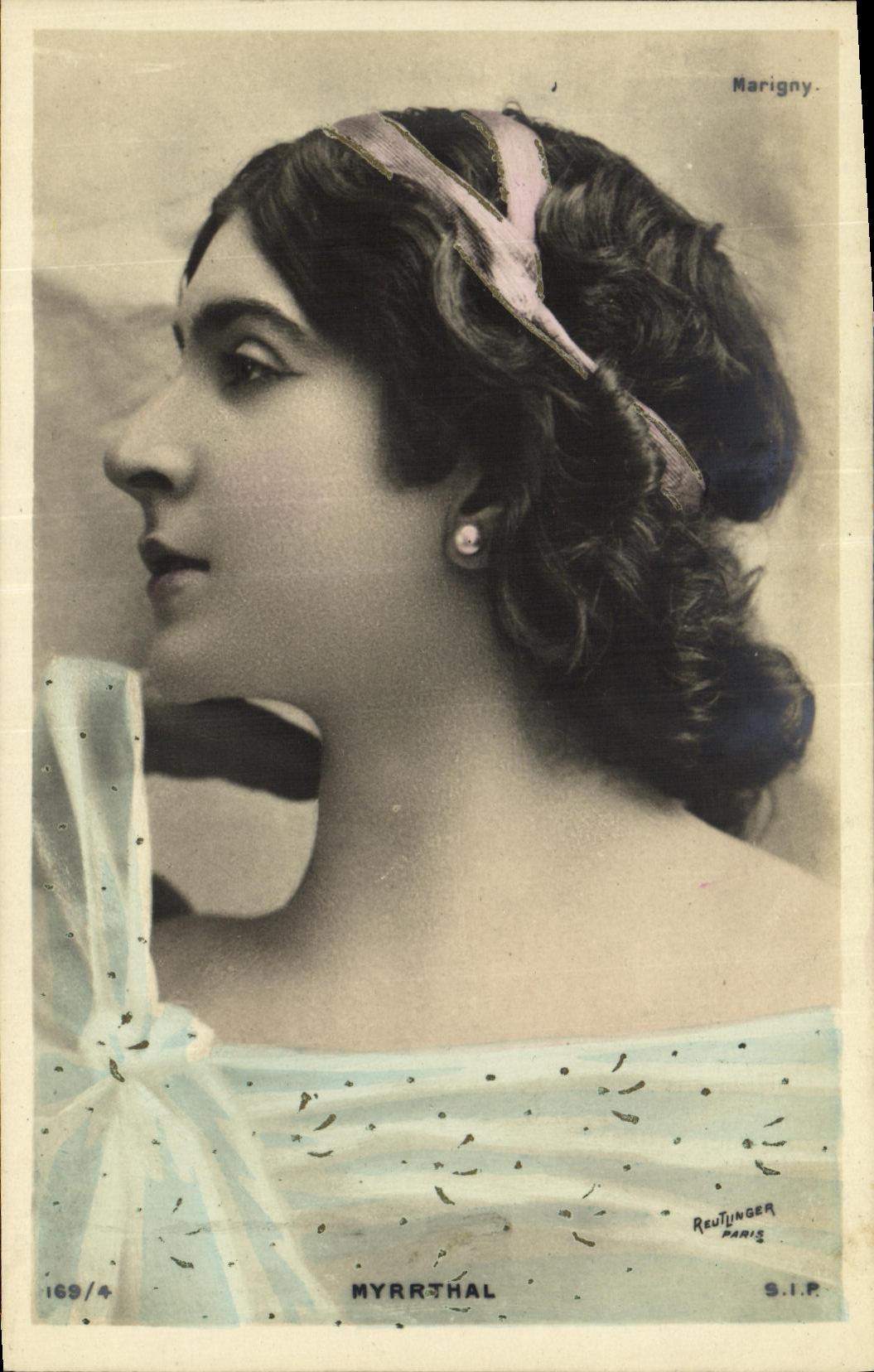 CPA Fantaisie Femme Marigny Myrrthal