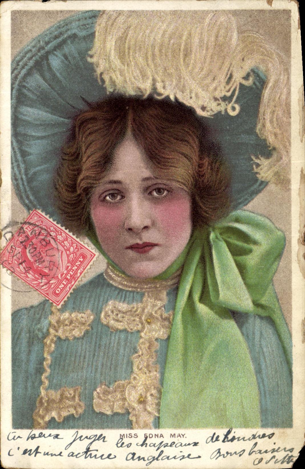 CPA Fantaisie Femme Miss Gonay May