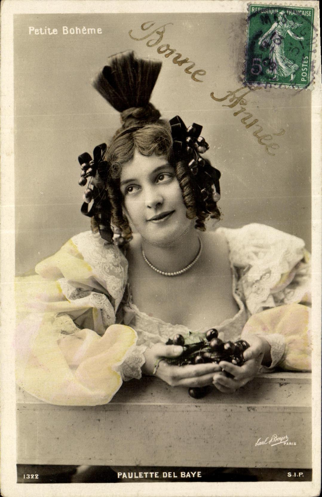 CPA Fantaisie Femme Paulette del Baye Petite Boheme