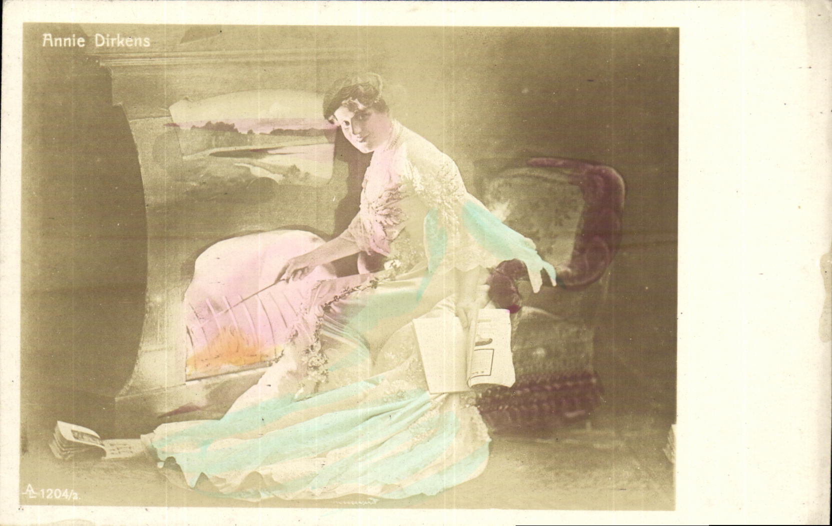 CPA Fantaisie Femme Annie Dirkens