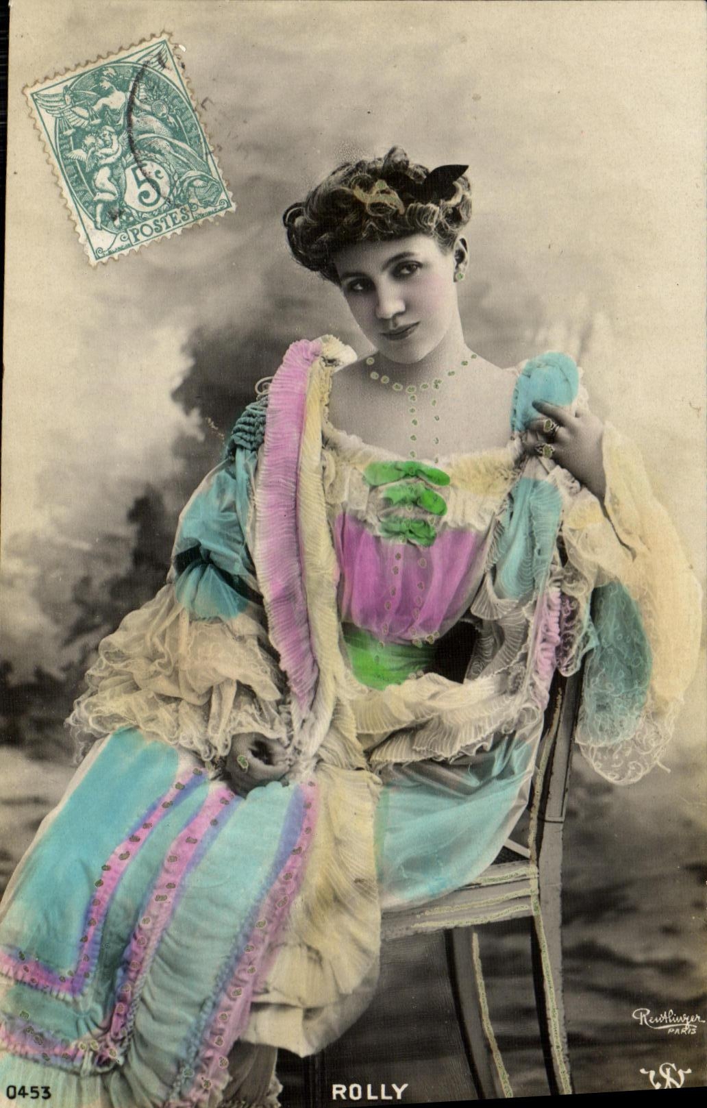 CPA Fantaisie Femme Rolly