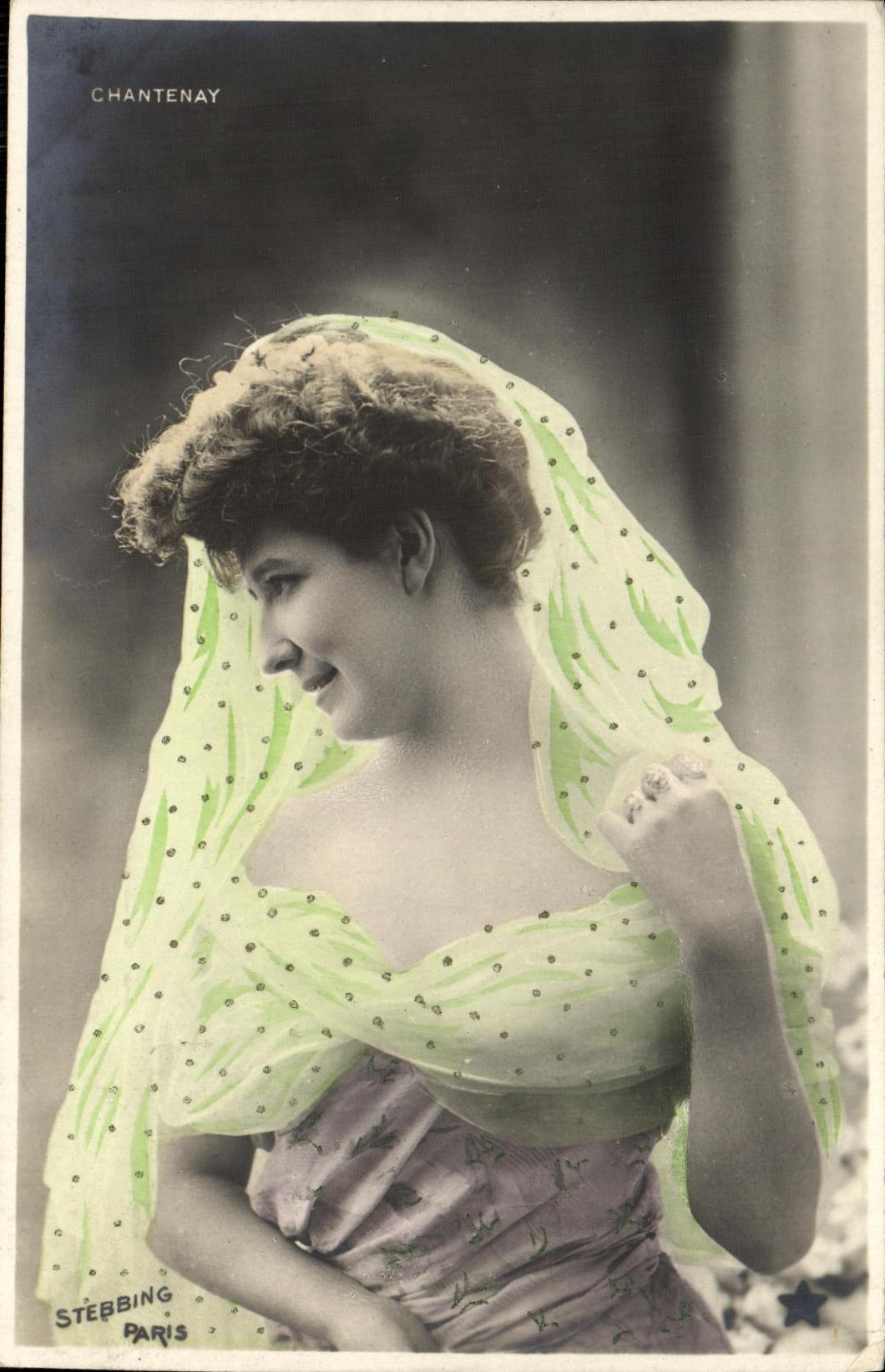 CPA Fantaisie Femme Chantenay