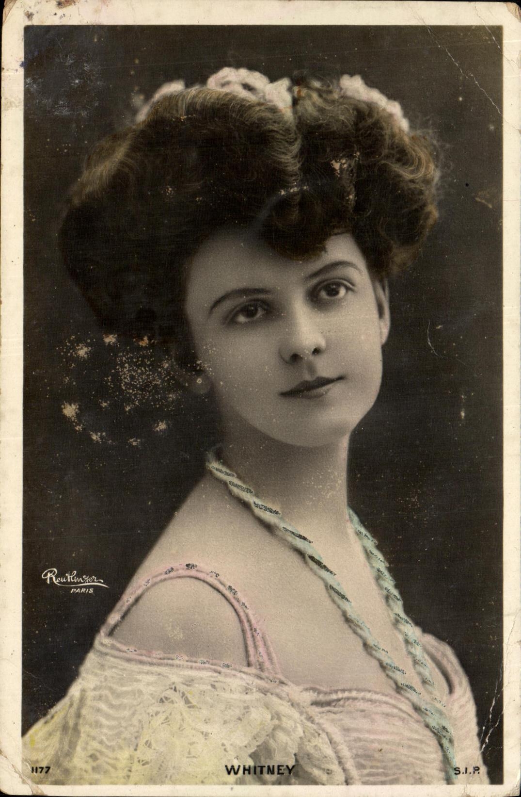 CPA Fantaisie Femme Whiteny