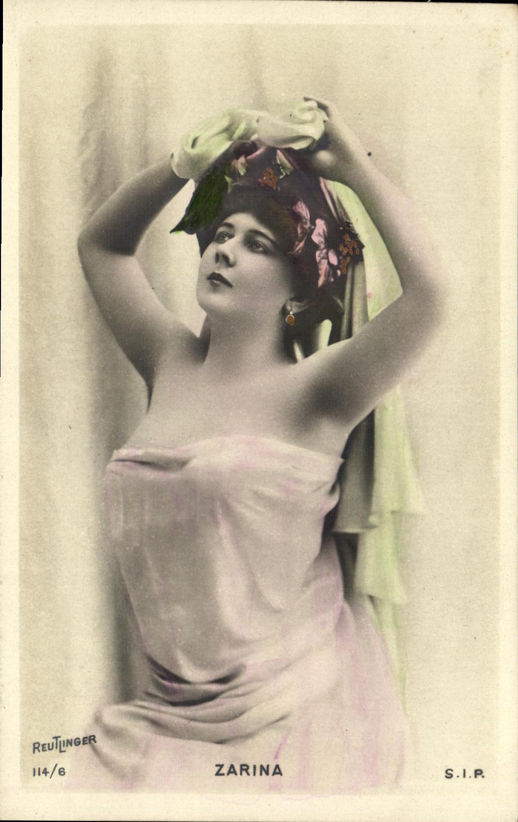 CPA Fantaisie Femme Zarina