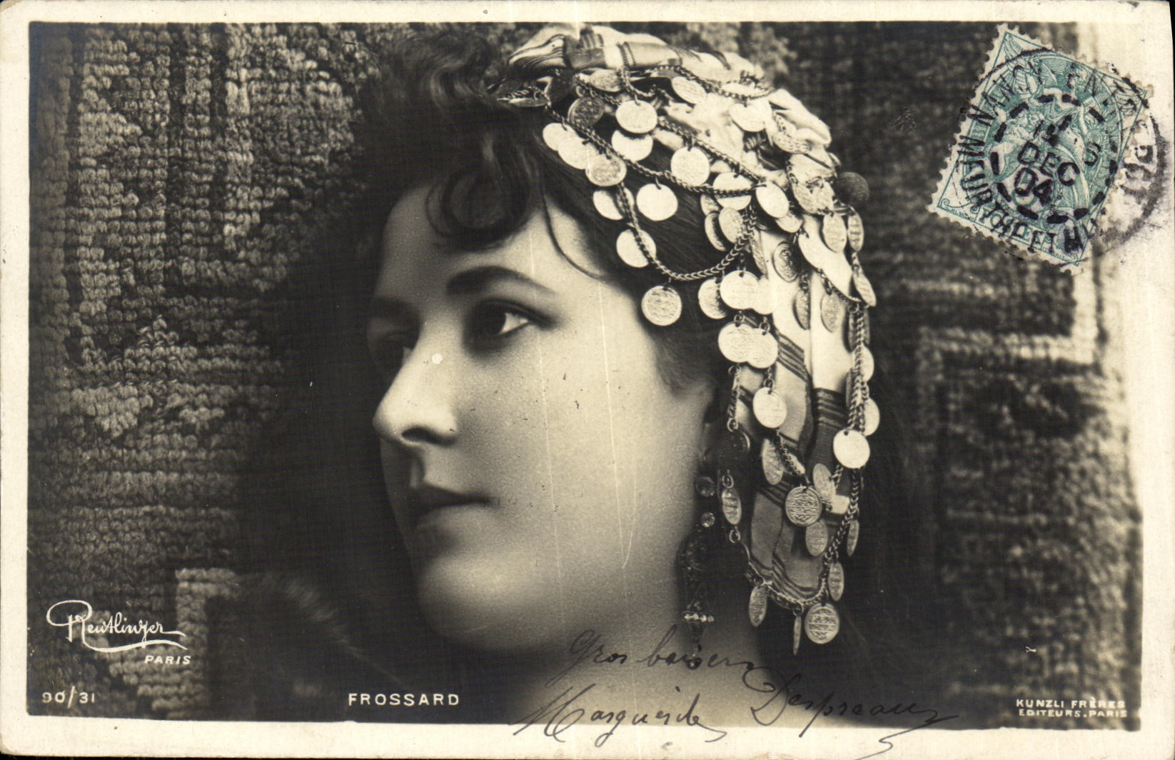 CPA Fantaisie Femme Frossard