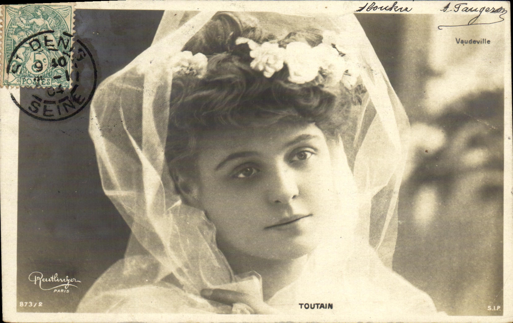 CPA Fantaisie Femme Toutain