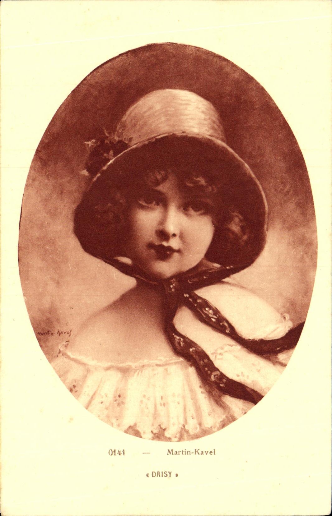 CPA Fantaisie Femme Daisy Martin Kravel