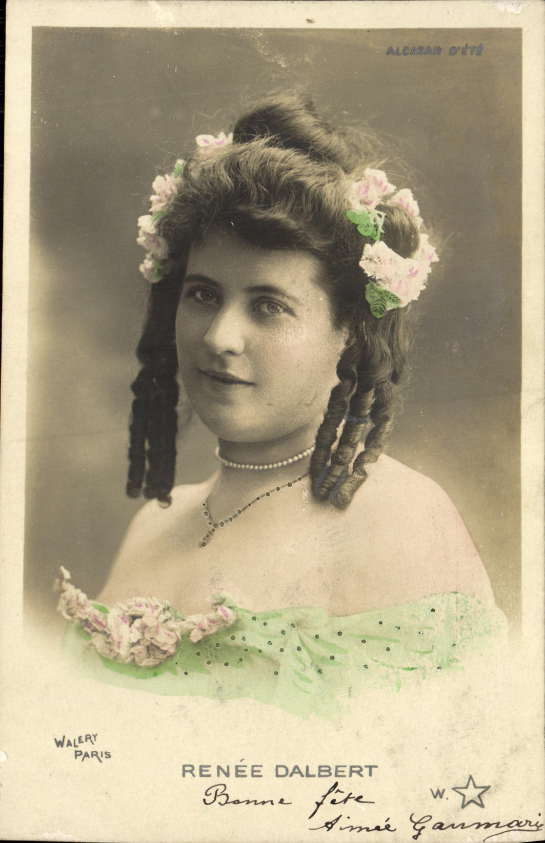 CPA Fantaisie Femme Renee d Albert