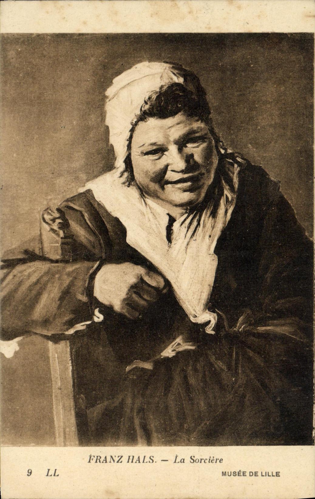 CPA Fantaisie Femme Franz Hals La sorciere Musee de Lille 
