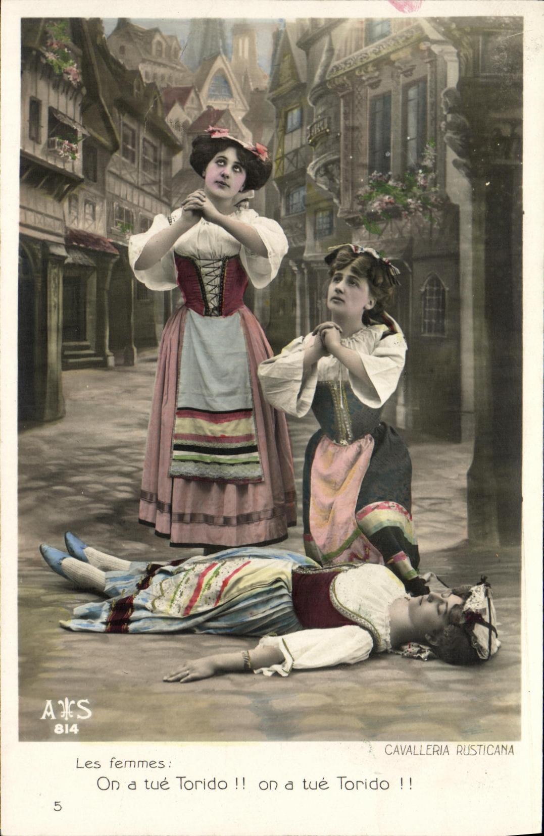 CPA Fantaisie Femme On a tue Torido 