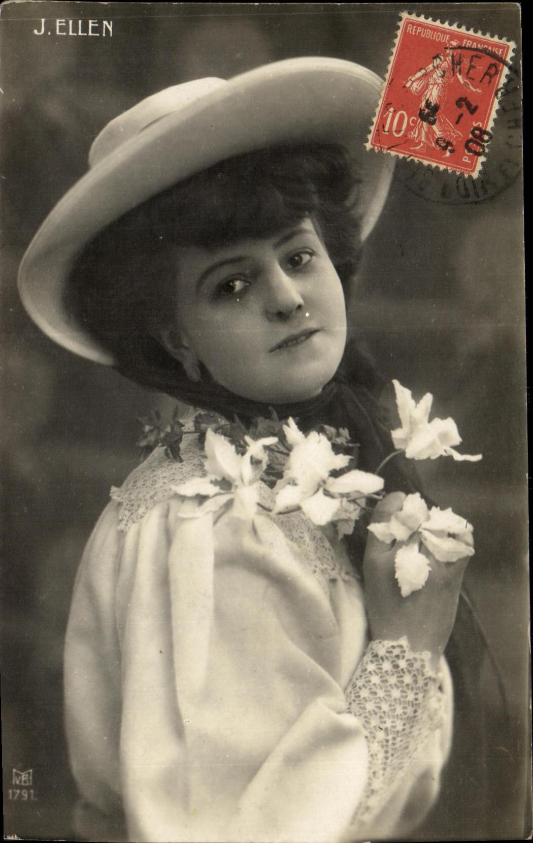 CPA Fantaisie Femme J Ellen