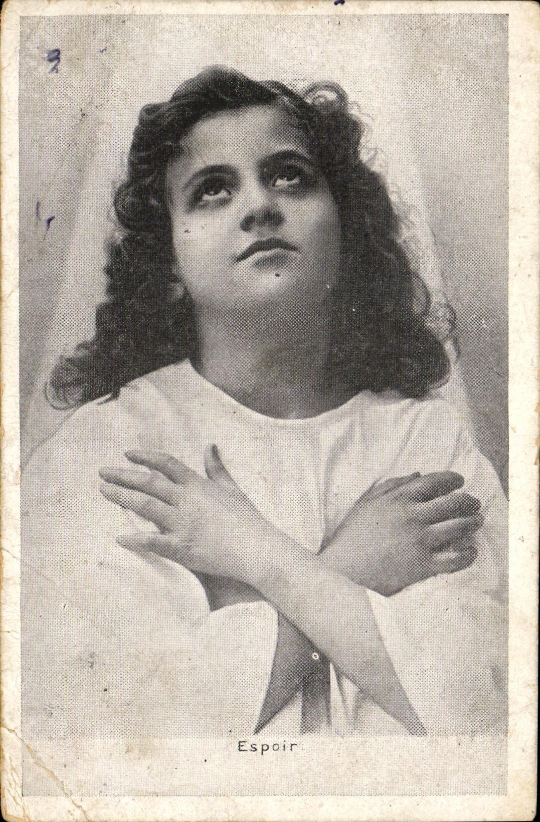 CPA Fantaisie Femme Espoir