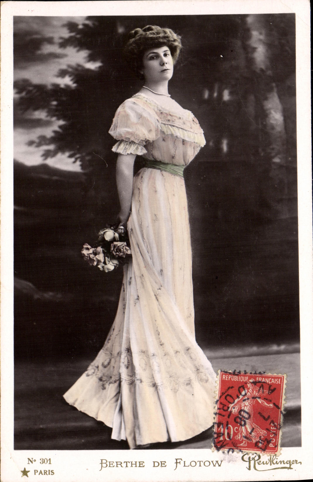 CPA Fantaisie Femme Berthe de Flotow