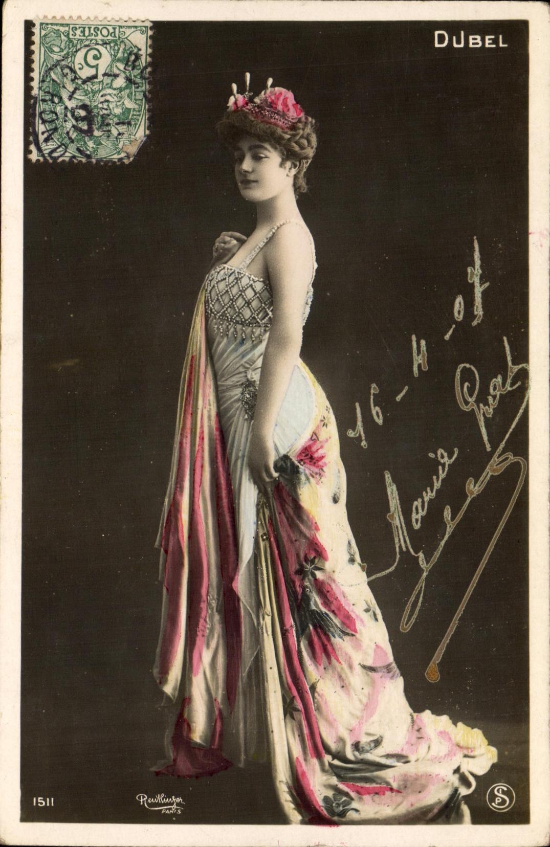 CPA Fantaisie Femme Dubel