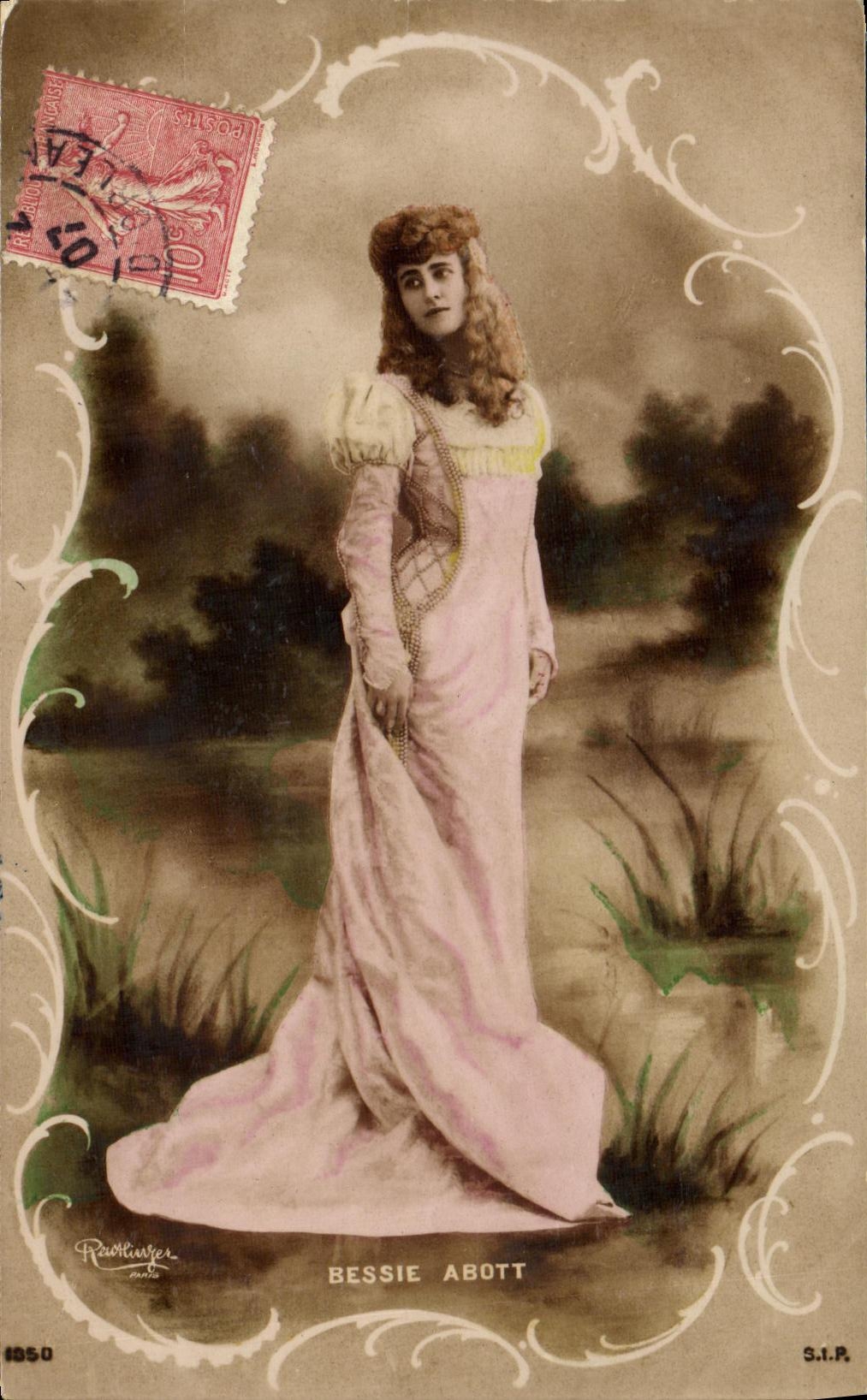 CPA Fantaisie Femme Bessie Abott