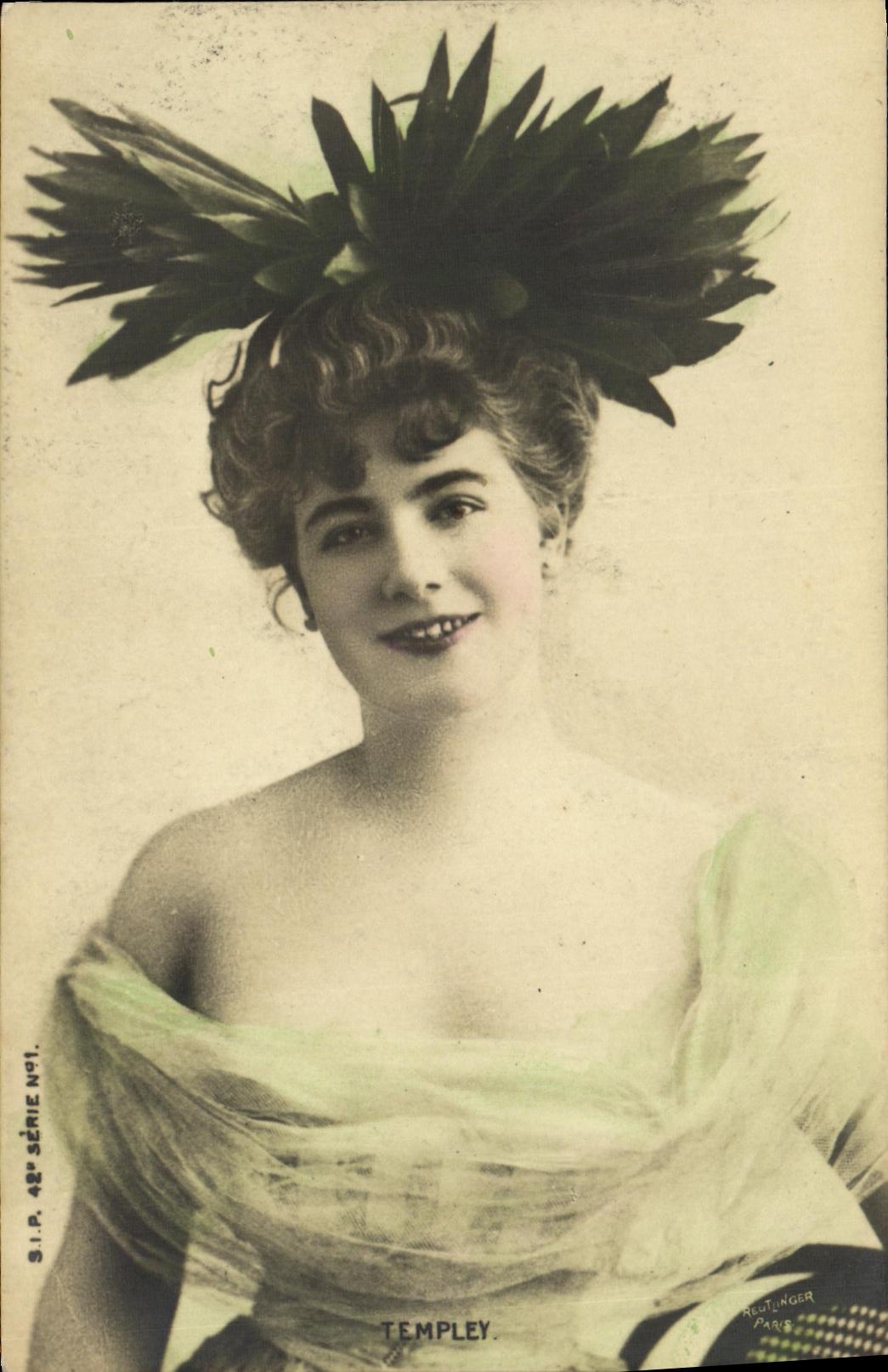 CPA Fantaisie Femme Templey